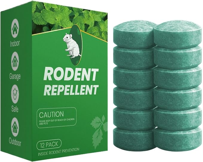 Utilisation des pastilles répulsives dans la zone garage et débarras